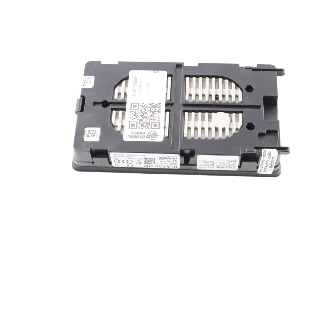 Caricabatterie Console Centrale Unità Modulo Ricarica per Audi A3 8V con numero di parte 81A035502 Audi A3 8V Caricabatterie Console Centrale Unità Modulo Ricarica - SKU 81A035502 - Numero di parte 81A035502