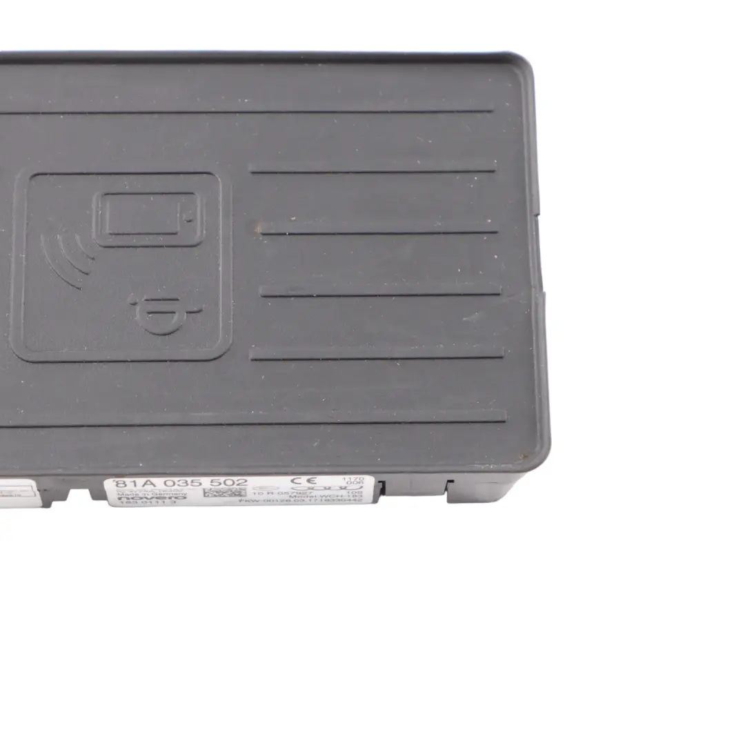 Wireless Charger Mittel Konsole Telefon Lademodul Einheit für Audi A3 8V mit Teilenummer 81A035502 Audi A3 8V Wireless Charger Mittel Konsole Telefon Lademodul Einheit - SKU 81A035502 - Teilenummer 81A035502