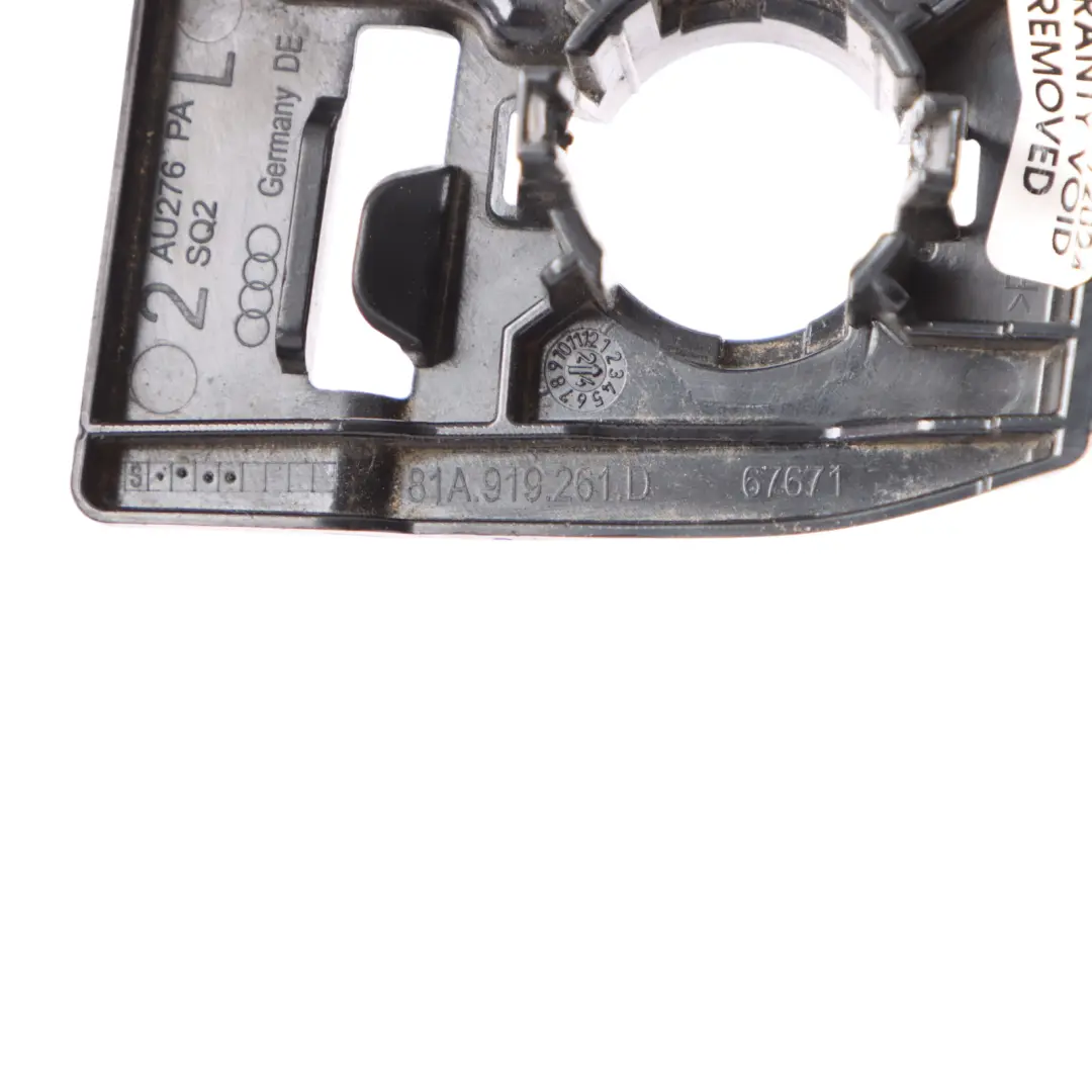 Front Bumper Left Grille PDC Sensor Mount Socket Carrier to Audi Q2 GA with Part number 81A919261D Audi Q2 GA Front Bumper Left Grille PDC Sensor Mount Socket Carrier - SKU 81A919261D - Part number 81A919261D