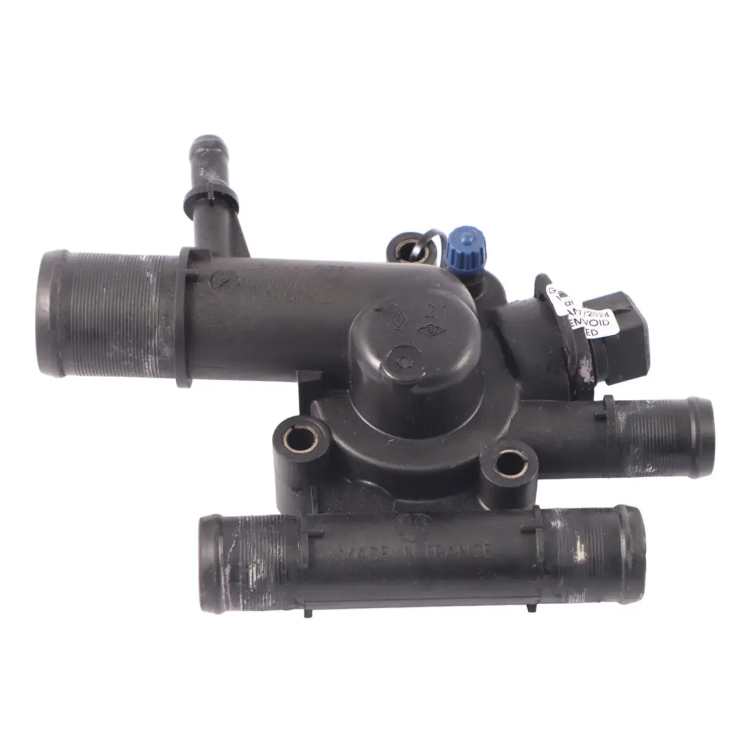 Carcasa Termostato Refrigerante Agua para Renault Trafic Opel Vivaro con número de pieza 8200074349 Renault Trafic Opel Vivaro Carcasa Termostato Refrigerante Agua - SKU 8200074349 - Número de pieza 8200074349