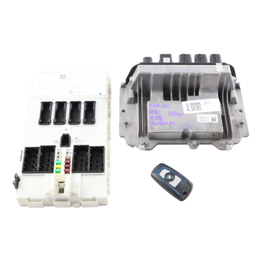 BMW F20 LCI 118i B38 136HP Engine ECU Kit DME + FEM + Key Automatic - SKU 8486839 - Part number 8486839
