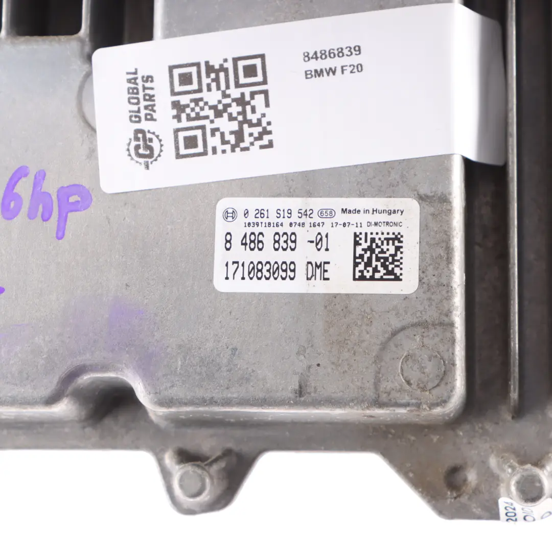 BMW F20 LCI 118i B38 136HP Engine ECU Kit DME + FEM + Key Automatic - SKU 8486839 - Part number 8486839