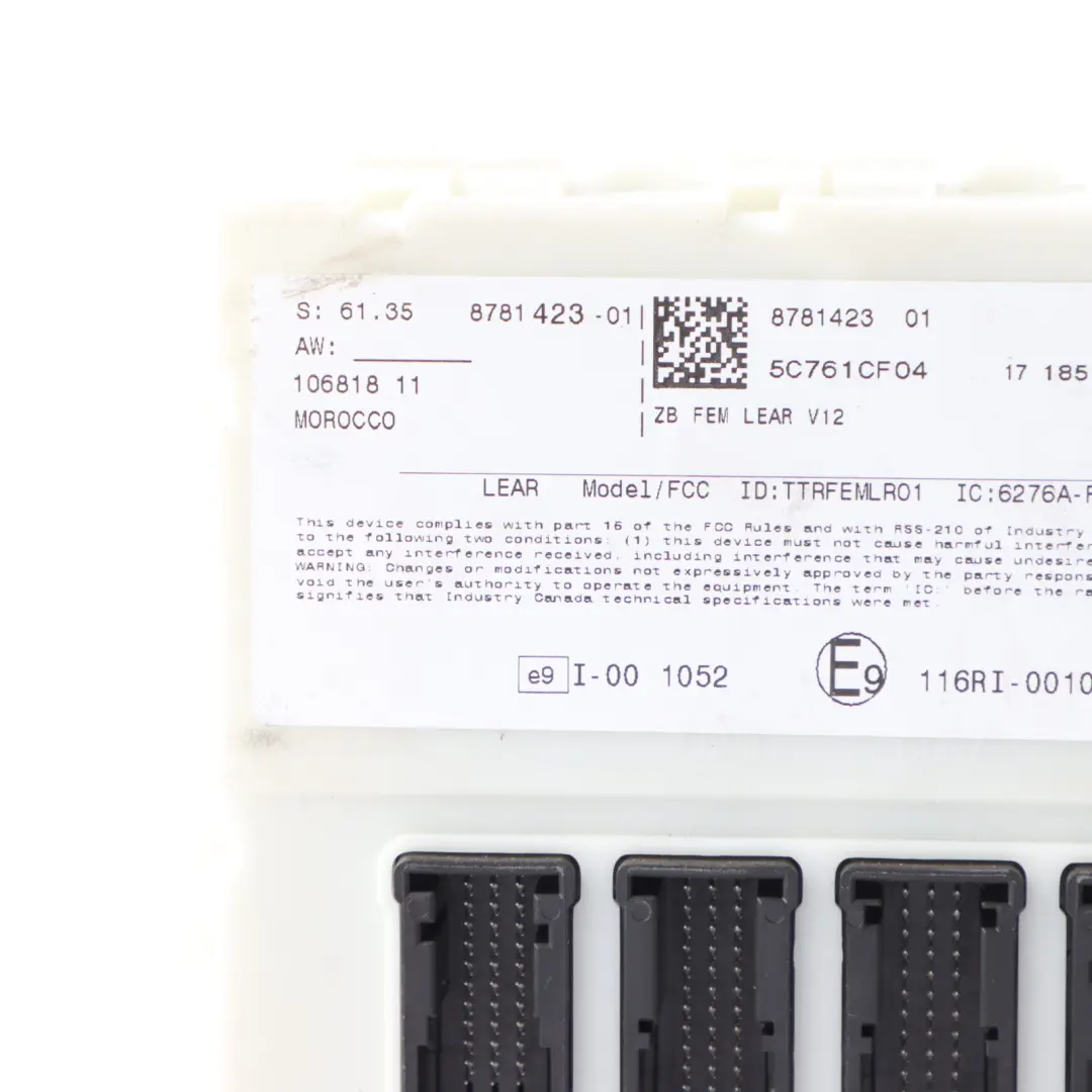 BMW F20 LCI 118i B38 136HP Engine ECU Kit DME + FEM + Key Automatic - SKU 8486839 - Part number 8486839