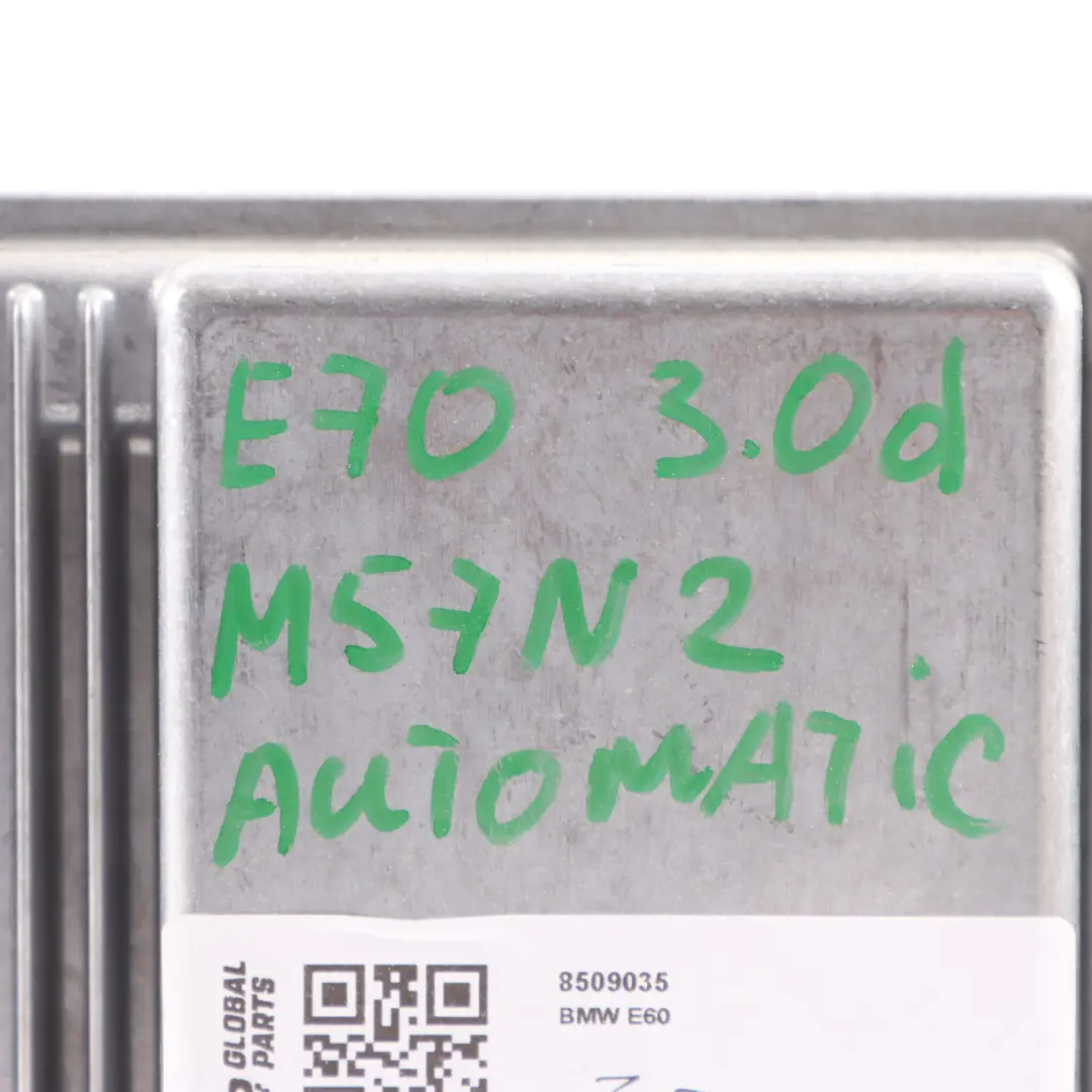 M57N2 Engine Control Unit ECU DDE to BMW E60 LCI 530d X5 E70 3.0d with Part number 8509035 BMW E60 LCI 530d X5 E70 3.0d M57N2 Engine Control Unit ECU DDE - SKU 8509035 - Part number 8509035