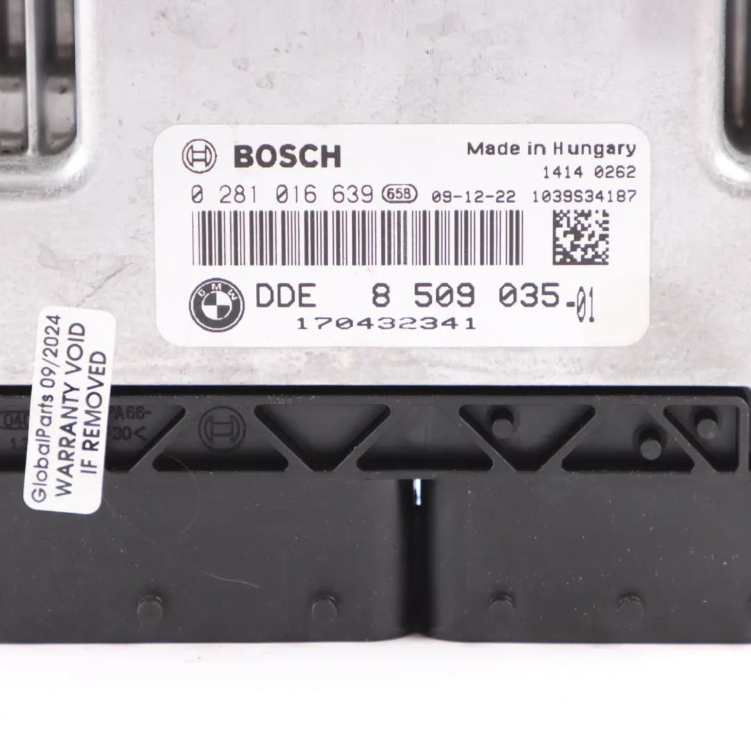 M57N2 Mooduł Sterownik Silnika ECU DDE do BMW E60 LCI 530D X5 E70 3.0D o numerze 8509035 BMW E60 LCI 530D X5 E70 3.0D M57N2 Mooduł Sterownik Silnika ECU DDE - SKU 8509035 - Numer Części 8509035