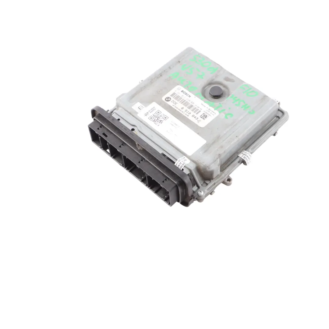 N57 245HP Engine Control Unit ECU Module DDE Automatic to BMW F10 F11 530d with Part number 8510643 BMW F10 F11 530d N57 245HP Engine Control Unit ECU Module DDE Automatic - SKU 8510643-2 - Part number 8510643