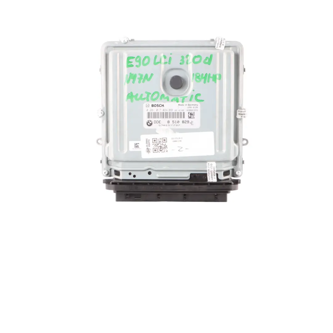 N47N 320d Engine ECU KIT DDE CAS 3 + Key Automatic to BMW E90 E91 LCI with Part number 8510829 BMW E90 E91 LCI N47N 320d Engine ECU KIT DDE CAS 3 + Key Automatic - SKU 8510829-2 - Part number 8510829
