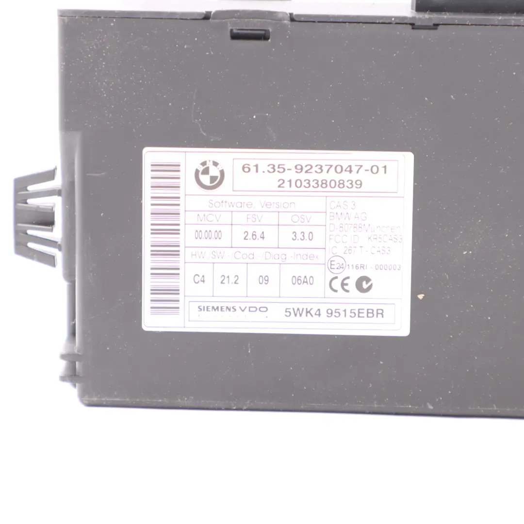 BMW E90 E91 LCI N47N 320d Engine ECU KIT DDE CAS 3 + Key Automatic - SKU 8510829-2 - Part number 8510829