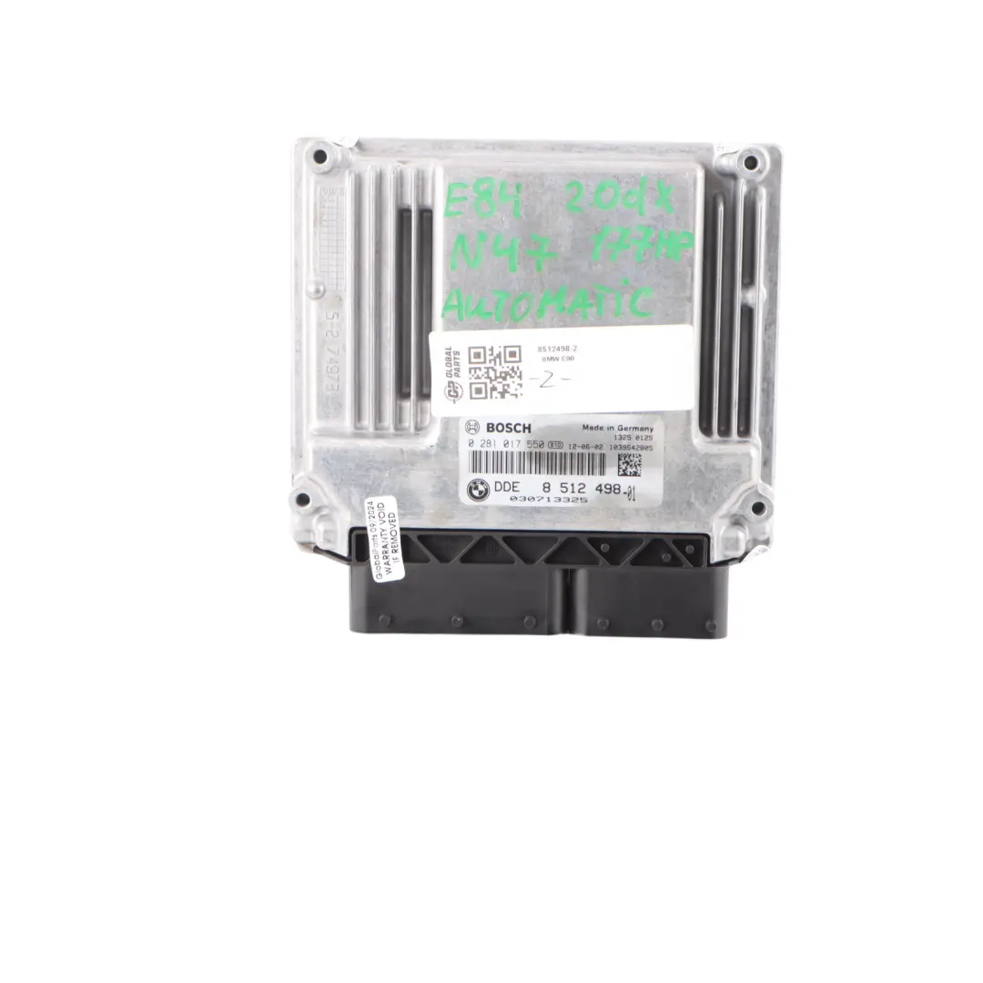 20dX N47 177HP ECU Kit DDE CAS3 + Key Automatic to BMW X1 E84 with Part number 8512498 BMW X1 E84 20dX N47 177HP ECU Kit DDE CAS3 + Key Automatic - SKU 8512498-2 - Part number 8512498