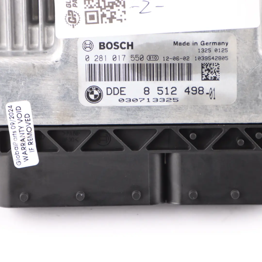BMW E87 LCI E90 120d 320d N47 Steuergerät DDE + CAS3 Schlüssel Automa - SKU 8512498-2 - Teilenummer 8512498
