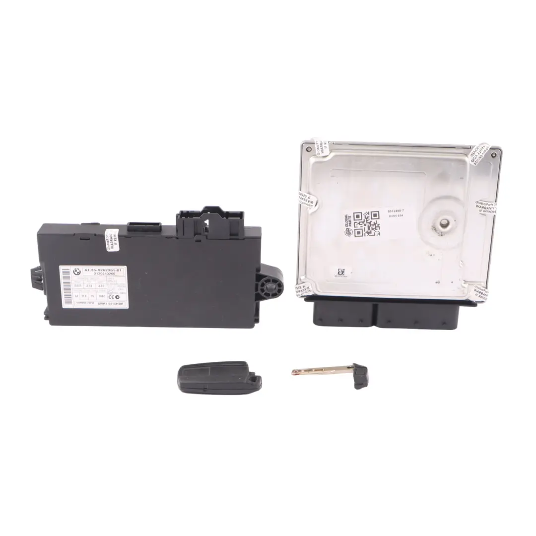 BMW X1 E84 2.0dX N47 177HP Engine ECU Kit DDE 8510591 CAS3 + Key Automatic - SKU 8512498-7 - Part number 8512498