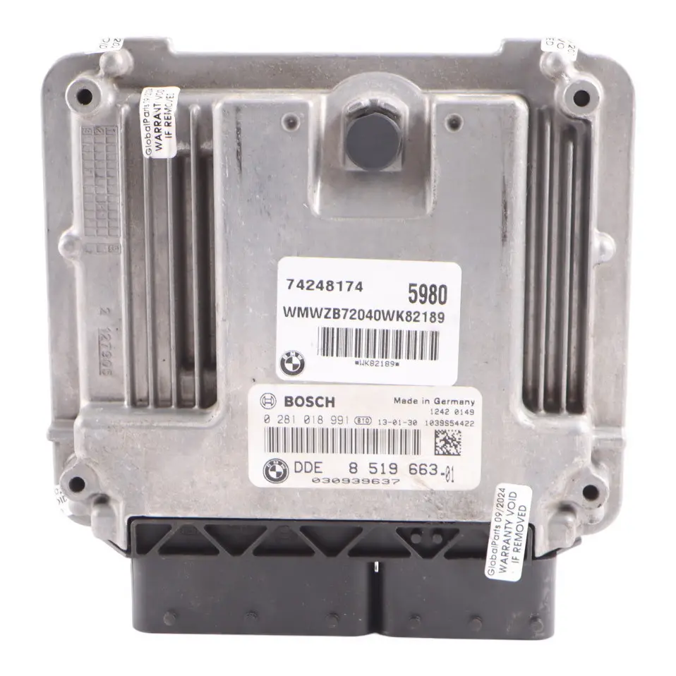 N47N 143HP Diesel Engine ECU DDE Mini Cooper SD R55 R56 LCI R60 - SKU 8519663-24 - Part number 8519663