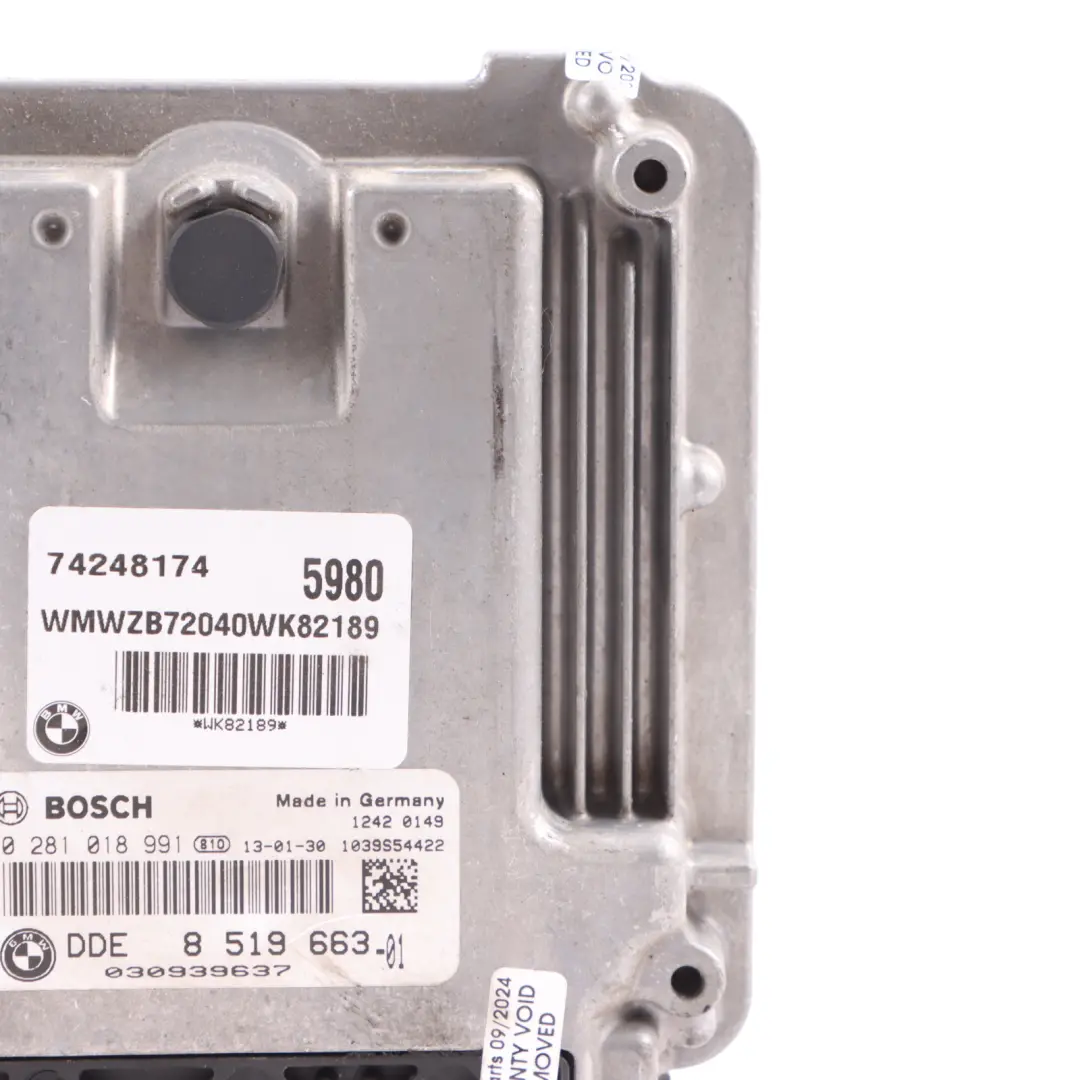 Mini Cooper SD R55 R56 LCI R60 N47N 143CH Calculateur Moteur DDE Automat - SKU 8519663-24 - Numéro de pièce 8519663