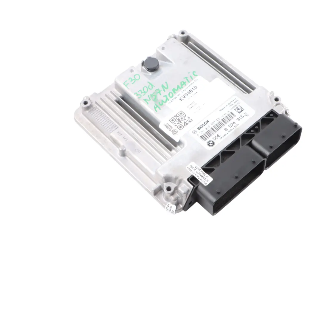 N57N 258HP Diesel Engine Control Unit ECU DDE Automatic to BMW F30 330d with Part number 8574915 BMW F30 330d N57N 258HP Diesel Engine Control Unit ECU DDE Automatic - SKU 8574915 - Part number 8574915