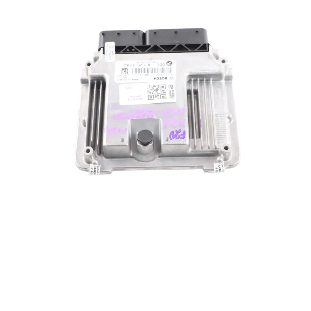 N47N Centralina Motore DDE Manuale per BMW F20 F21 F30 F31 118d 318d con numero di parte 8579479 BMW F20 F21 F30 F31 118d 318d N47N Centralina Motore DDE Manuale - SKU 8579479-4 - Numero di parte 8579479