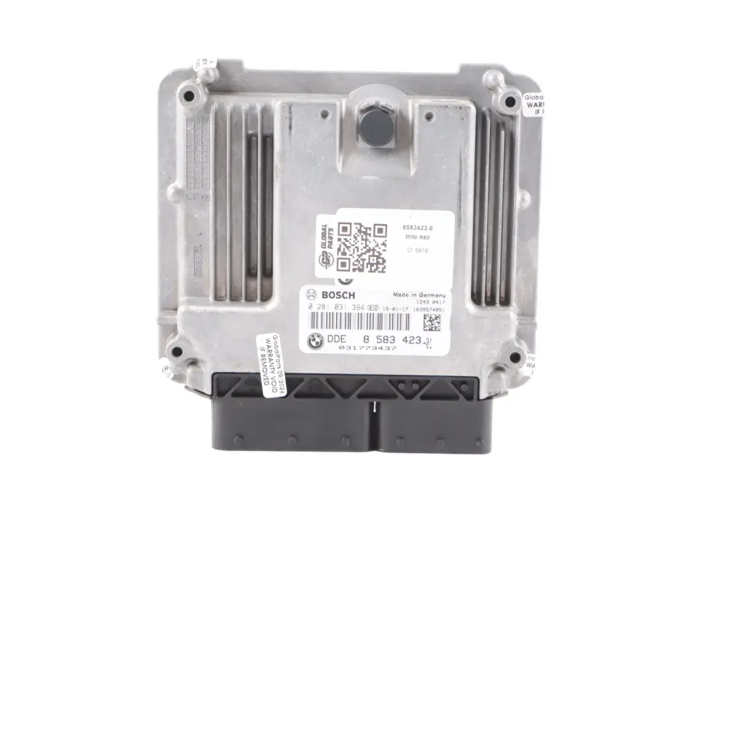 N47N 2.0 112HP Engine ECU Kit DDE CAS3 Key Mini Cooper D R60 R61 ALL4 - SKU 8583423-6 - Part number 8583423
