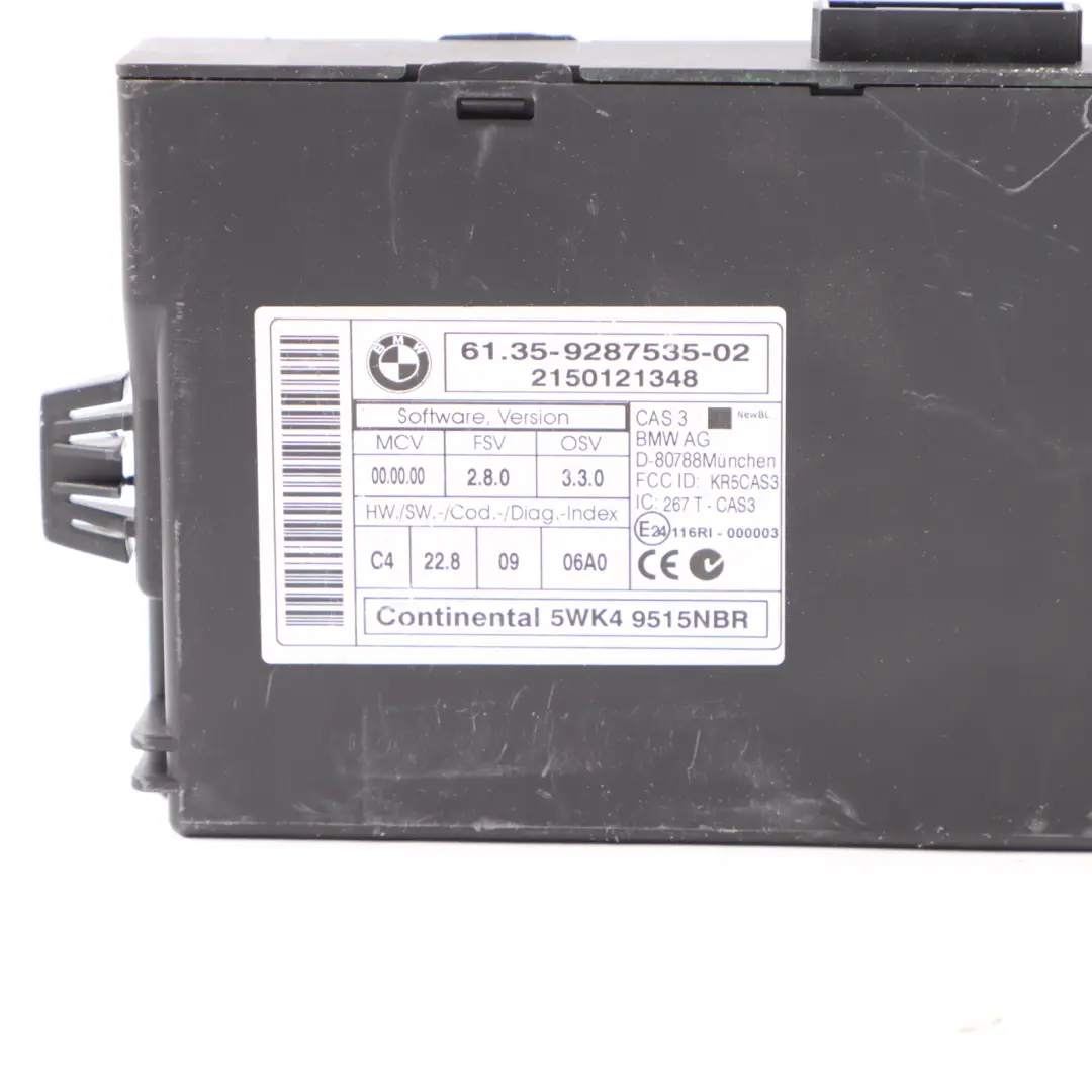 N47N 2.0 112HP Engine ECU Kit DDE CAS3 Key Mini Cooper D R60 R61 ALL4 - SKU 8583423-6 - Part number 8583423