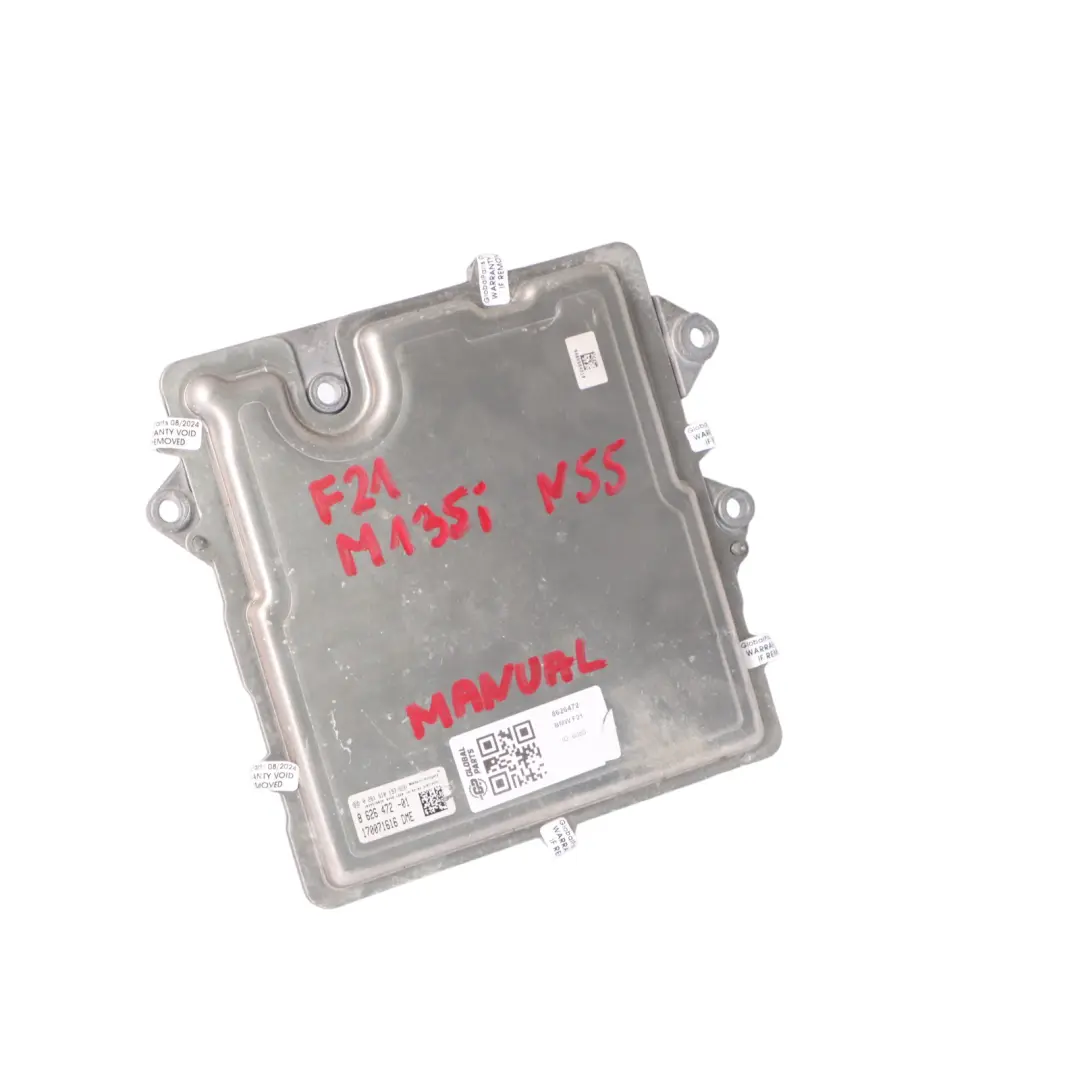 N55 231HP Benzina Unità Motore ECU DME Manuale per BMW F20 F21 M135i con numero di parte 8626472 BMW F20 F21 M135i N55 231HP Benzina Unità Motore ECU DME Manuale - SKU 8626472 - Numero di parte 8626472
