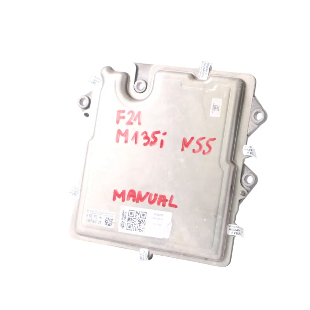N55 231HP Petrol Engine Control Unit ECU DME Manual to BMW F20 F21 M135i with Part number 8626472 BMW F20 F21 M135i N55 231HP Petrol Engine Control Unit ECU DME Manual - SKU 8626472 - Part number 8626472