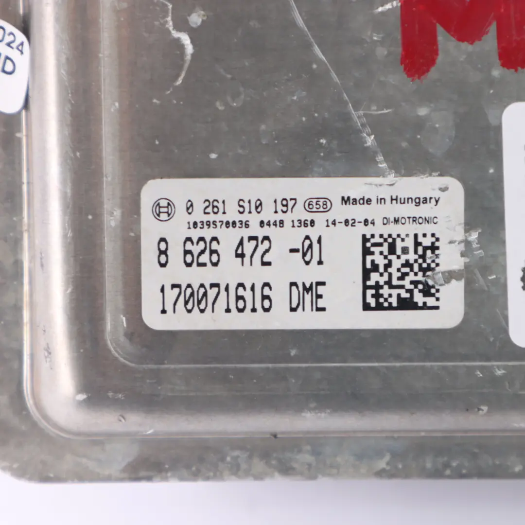 N55 231HP Benzina Unità Motore ECU DME Manuale per BMW F20 F21 M135i con numero di parte 8626472 BMW F20 F21 M135i N55 231HP Benzina Unità Motore ECU DME Manuale - SKU 8626472 - Numero di parte 8626472