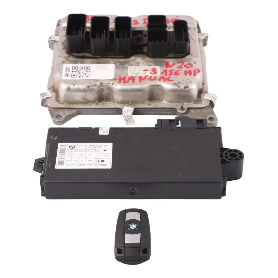 BMW Z4 E89 Roadster 18i N20 156HP ECU Kit DME CAS3 Clave Manual - SKU 8631727-3 - Número de pieza 8631727