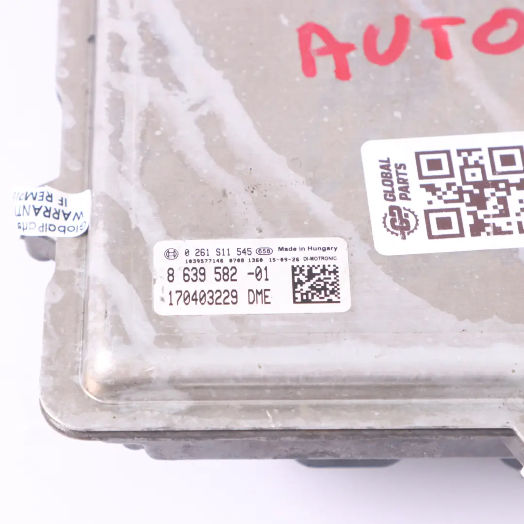 BMW F20 M135i F22 M235i F30 335i N55 Unidad Motor ECU DME Automático - SKU 8639582 - Número de pieza 8639582