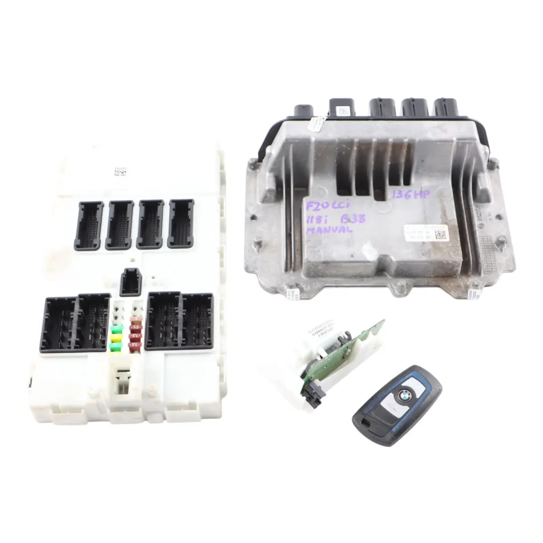 B38 136HP Engine ECU Kit DME + FEM + Key to BMW F20 F30 F31 LCI 118i 318i with Part number 8674265 BMW F20 F30 F31 LCI 118i 318i B38 136HP Engine ECU Kit DME + FEM + Key - SKU 8674265-2 - Part number 8674265
