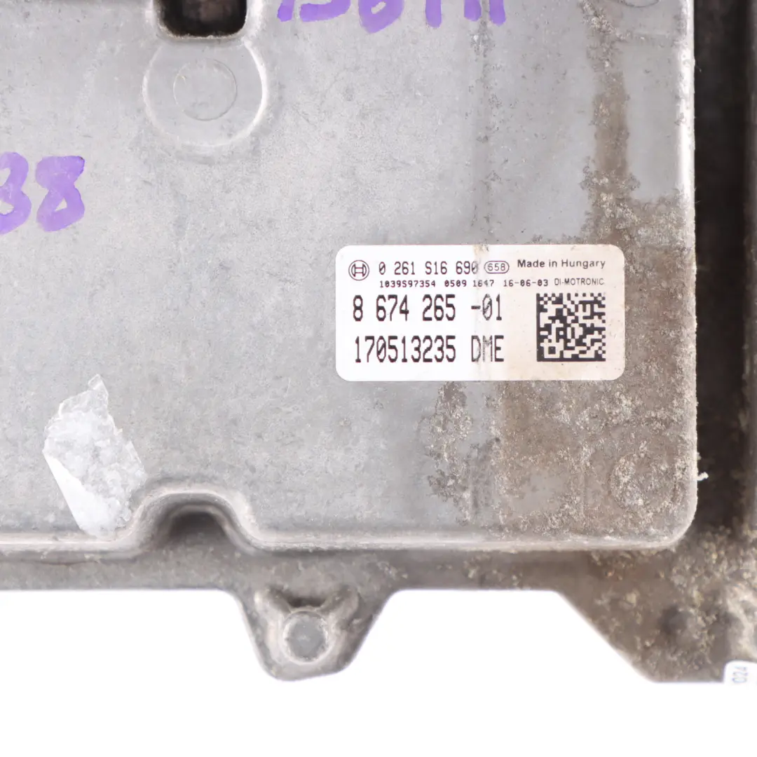 B38 136HP Engine ECU Kit DME + FEM + Key to BMW F20 F30 F31 LCI 118i 318i with Part number 8674265 BMW F20 F30 F31 LCI 118i 318i B38 136HP Engine ECU Kit DME + FEM + Key - SKU 8674265-2 - Part number 8674265