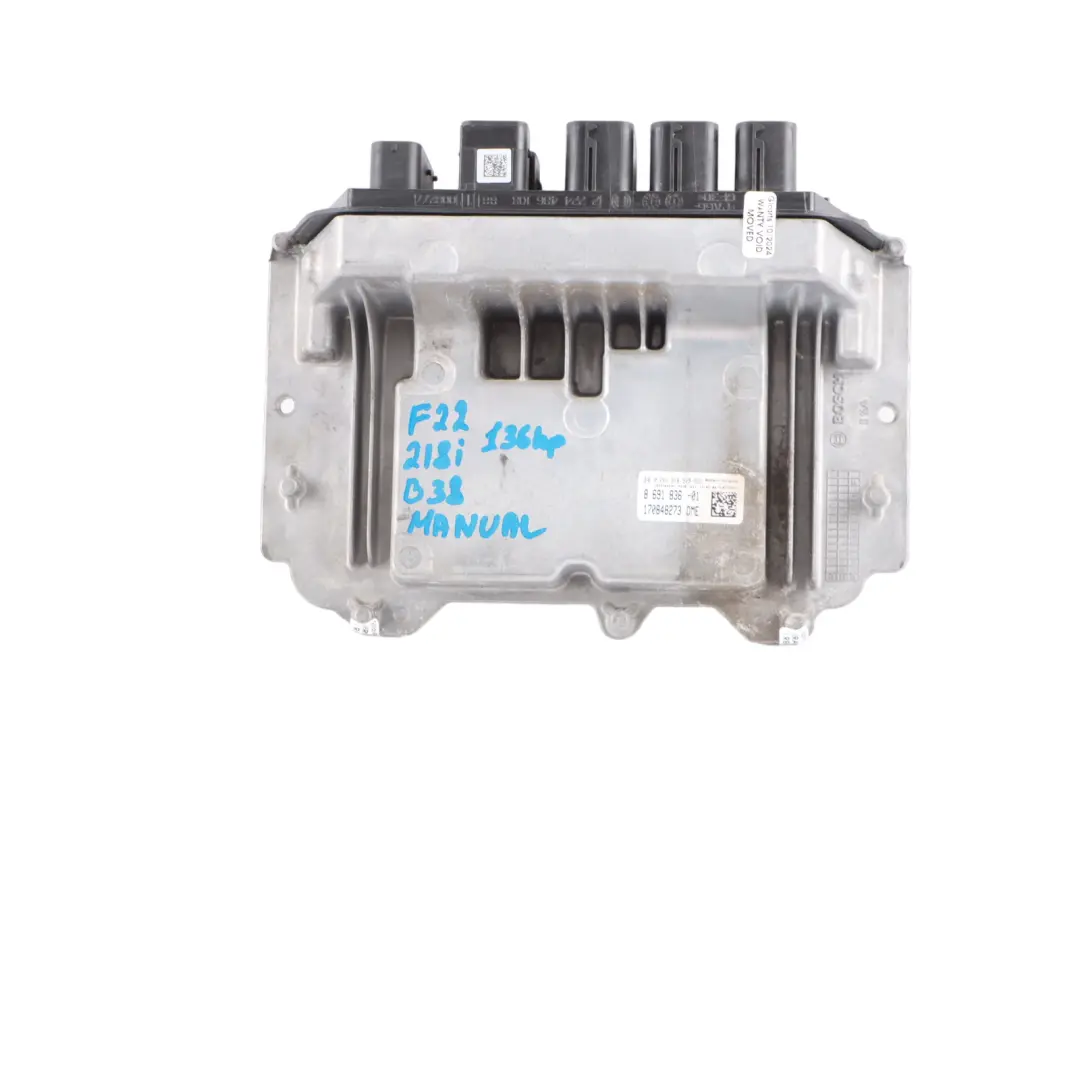 BMW F22 218i B38 136HP ECU Kit DME Key + FEM + Lock Manual Gearbox - SKU 8691836-3 - Part number 8691836