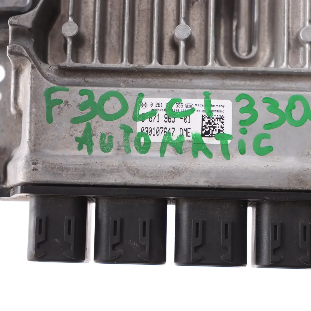 BMW F30 LCI 330e B48X Engine Control Unit ECU Kit DME FEM Key Automatic - SKU 8693213-2 - Part number 8693213
