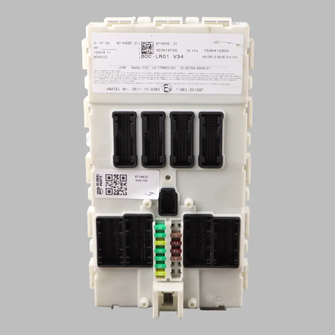 Body Control Unit Mini F54 F55 F56 ECU Body Domain Controller BDC Module to with Part number 8714632 Body Control Unit Mini F54 F55 F56 ECU Body Domain Controller BDC Module - SKU 8714632 - Part number 8714632