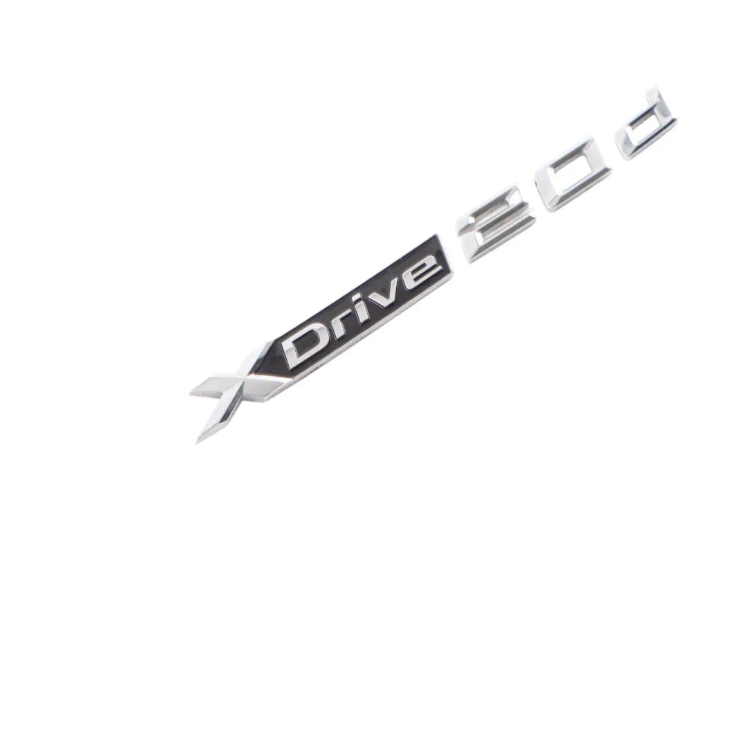 Trunk Boot tailgate Lid Lettering Badge xDrive 20d to BMW X3 G01 X4 G02 with Part number 8737327 BMW X3 G01 X4 G02 Trunk Boot tailgate Lid Lettering Badge xDrive 20d - SKU 8737327 - Part number 8737327