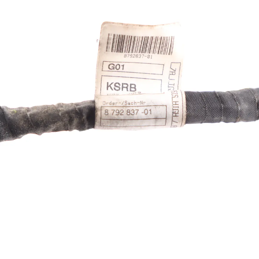 Cableado Puerta Pasajero Mazo 8792837 para BMW G01 F97 G02 F98 con número de pieza 8792852 BMW G01 F97 G02 F98 Cableado Puerta Pasajero Mazo 8792837 - SKU 8792852 - Número de pieza 8792852