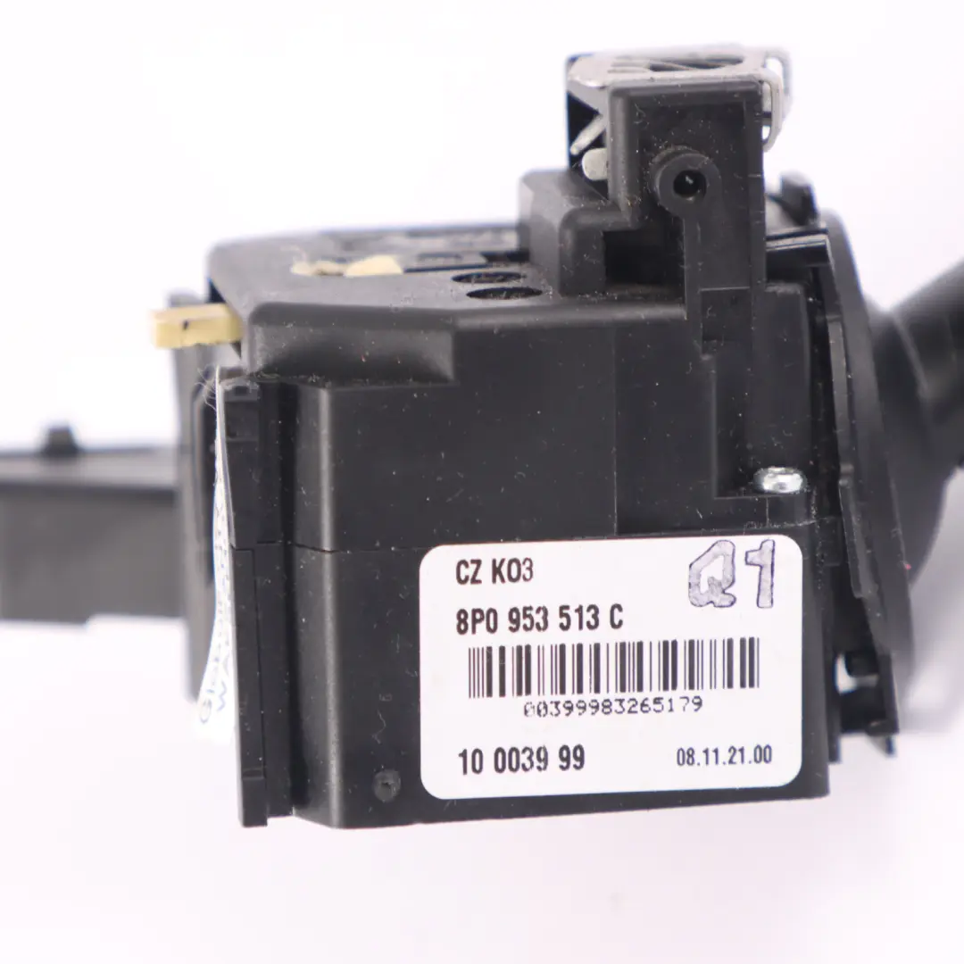 Audi A3 8P Commutateur Contrôle Clignotants Colonne Direction - SKU 8P0953513C - Numéro de pièce 890953513C