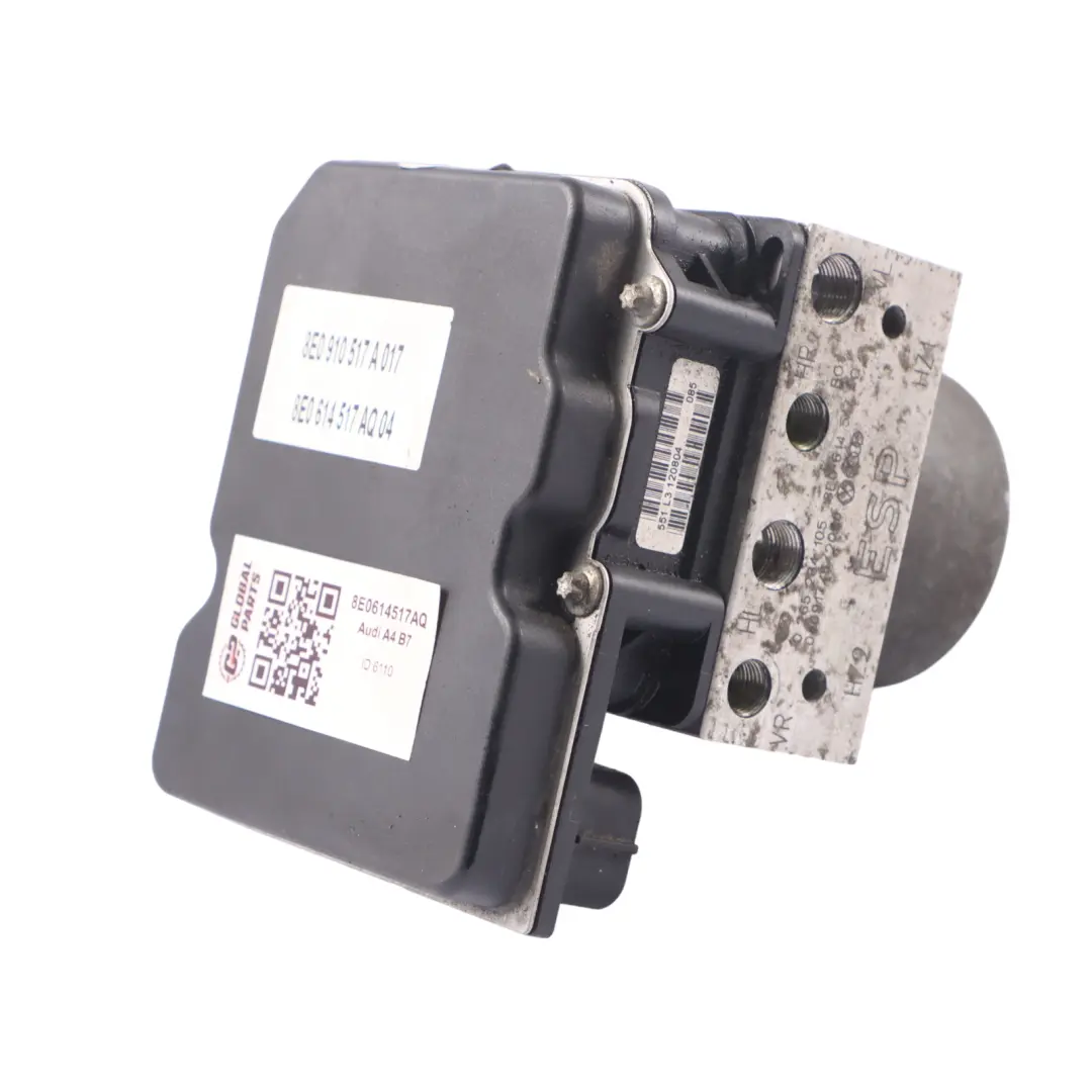 ABS Module de commande de la pompe de frein hydraulique pour Audi A4 B7 à propos du numéro de pièce 8E0614517AQ Audi A4 B7 ABS Module de commande de la pompe de frein hydraulique - SKU 8E0614517AQ - Numéro de pièce 8E0614517AQ