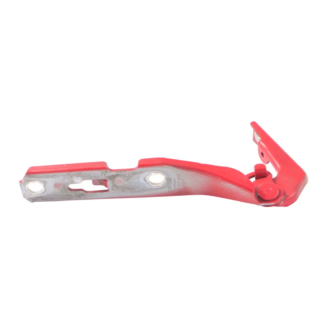 Front Hood Bonnet Hinge Left N/S Brilliant Red Y8J to Audi A4 B7 with Part number 8E0823301E Audi A4 B7 Front Hood Bonnet Hinge Left N/S Brilliant Red Y8J - SKU 8E0823301E-BRR - Part number 8E0823301E