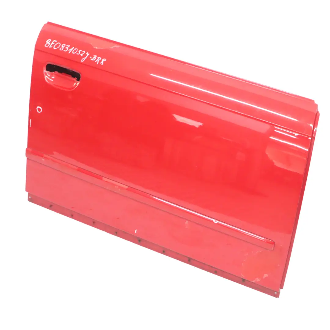 Porta Anteriore Destra Copri Pannello Porta Brilliant Red - Y3J per Audi A4 B7 con numero di parte 8E0831052J Audi A4 B7 Porta Anteriore Destra Copri Pannello Porta Brilliant Red - Y3J - SKU 8E0831052J-BRR - Numero di parte 8E0831052J