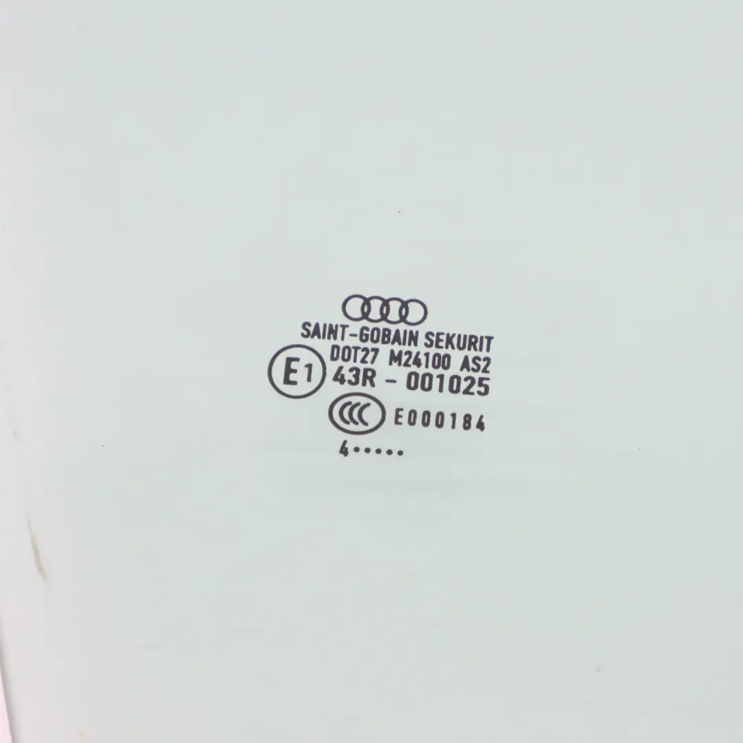 Audi A4 B7 Side Window Door Front Right O/S Window Glass AS2 - SKU 8E0845022D - Part number 8E0845022D