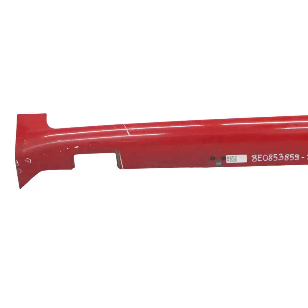 Seitenschweller Links Türschweller Abdeckung Panel Brillant Rot Y3J für Audi A4 B7 mit Teilenummer 8E0853859 Audi A4 B7 Seitenschweller Links Türschweller Abdeckung Panel Brillant Rot Y3J - SKU 8E0853859-BRR - Teilenummer 8E0853859