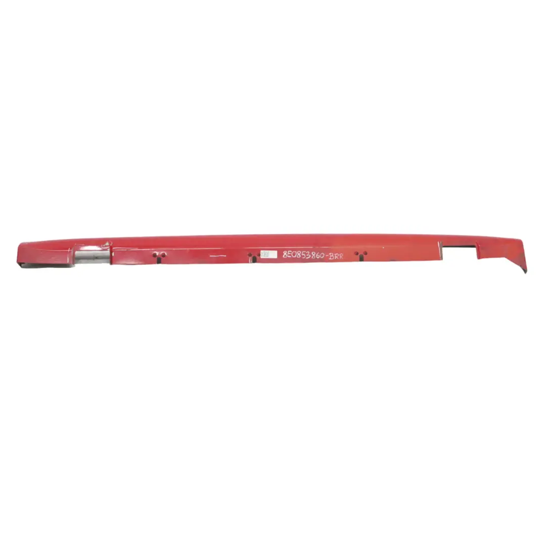Panneau Latérale Recouvrement du Seuil Droit Brilliant Red - Y3J pour Audi A4 B7 à propos du numéro de pièce 8E0853860 Audi A4 B7 Panneau Latérale Recouvrement du Seuil Droit Brilliant Red - Y3J - SKU 8E0853860-BRR - Numéro de pièce 8E0853860