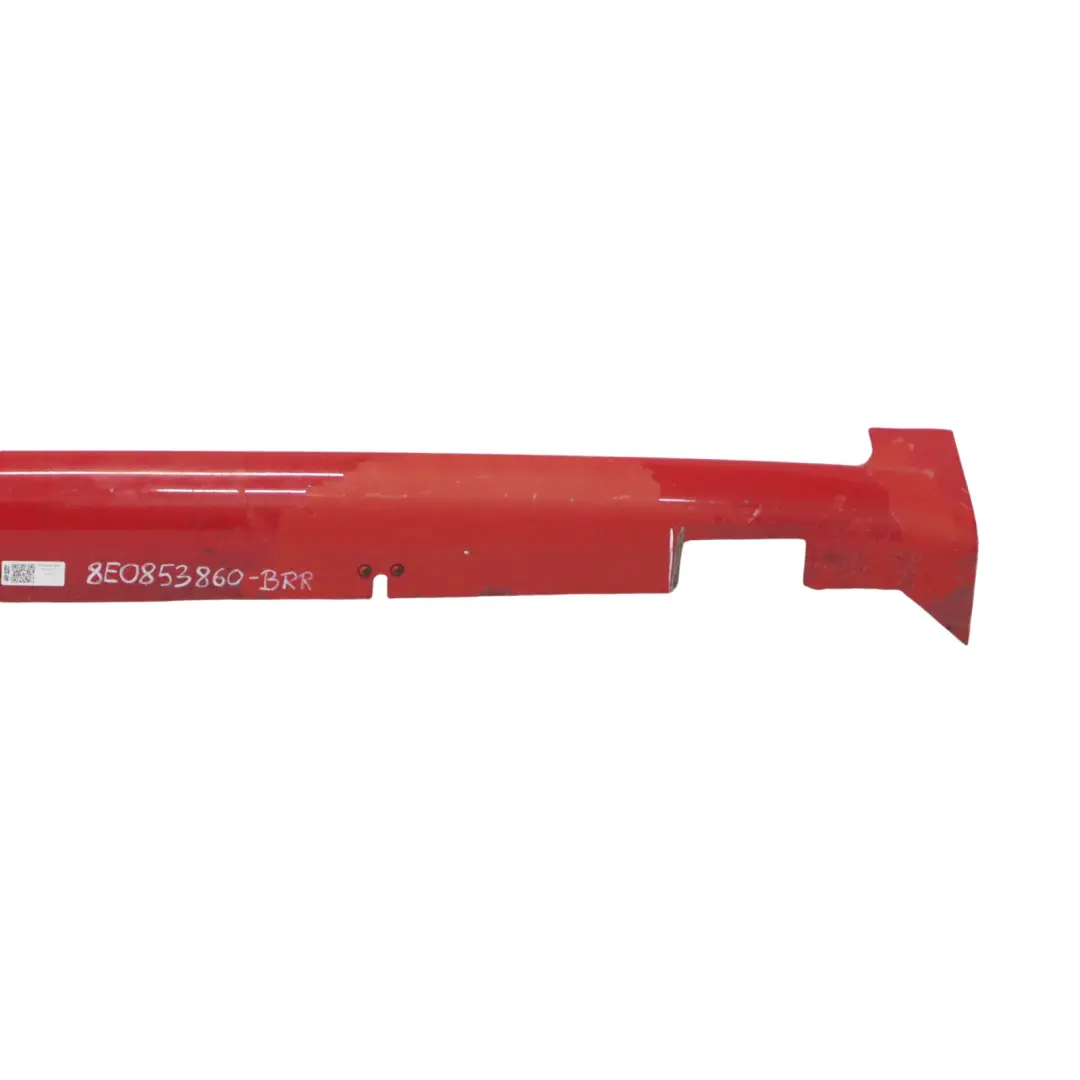 Audi A4 B7 Side Skirt Right O/S Door Sill Cover Panel Brilliant Red - Y3J - SKU 8E0853860-BRR - Part number 8E0853860