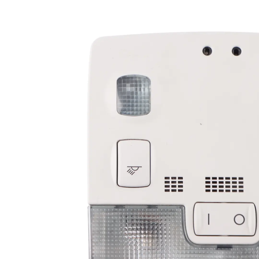 Audi A3 8P Interior Courtesy Headliner Read Light Lamp Switch Panel - SKU 8E0947135D - Part number 8E0947135D