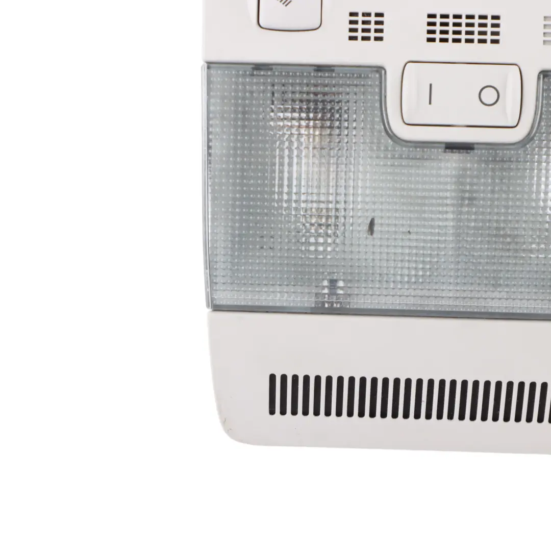 Audi A3 8P Interior Courtesy Headliner Read Light Lamp Switch Panel - SKU 8E0947135D - Part number 8E0947135D