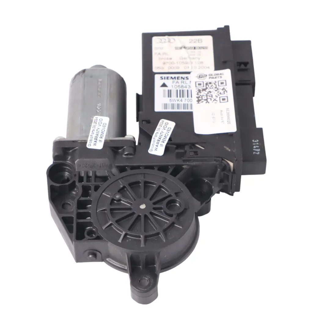 Driver's Door Window Lifter Motor Front Right O/S 8E2959802B to Audi A4 B7 with Part number 8E2959802E Audi A4 B7 Driver's Door Window Lifter Motor Front Right O/S 8E2959802B - SKU RHD-8E2959802E - Part number 8E2959802E