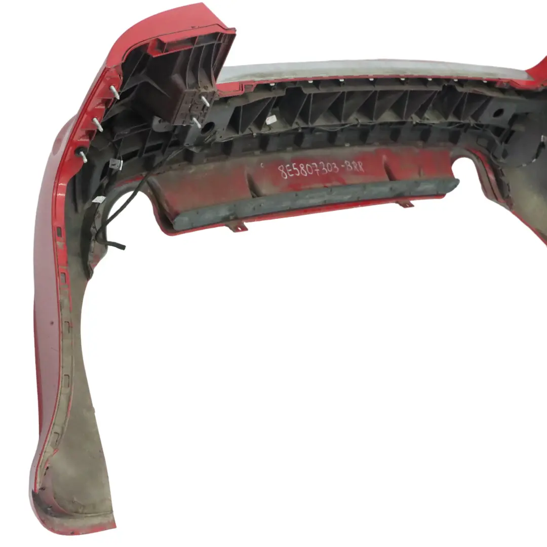 Bumper Trim Panel Cover Brilliant Red - Y3J to Audi A4 B7 Rear with Part number 8E5807303 Audi A4 B7 Rear Bumper Trim Panel Cover Brilliant Red - Y3J - SKU 8E5807303-BRR - Part number 8E5807303