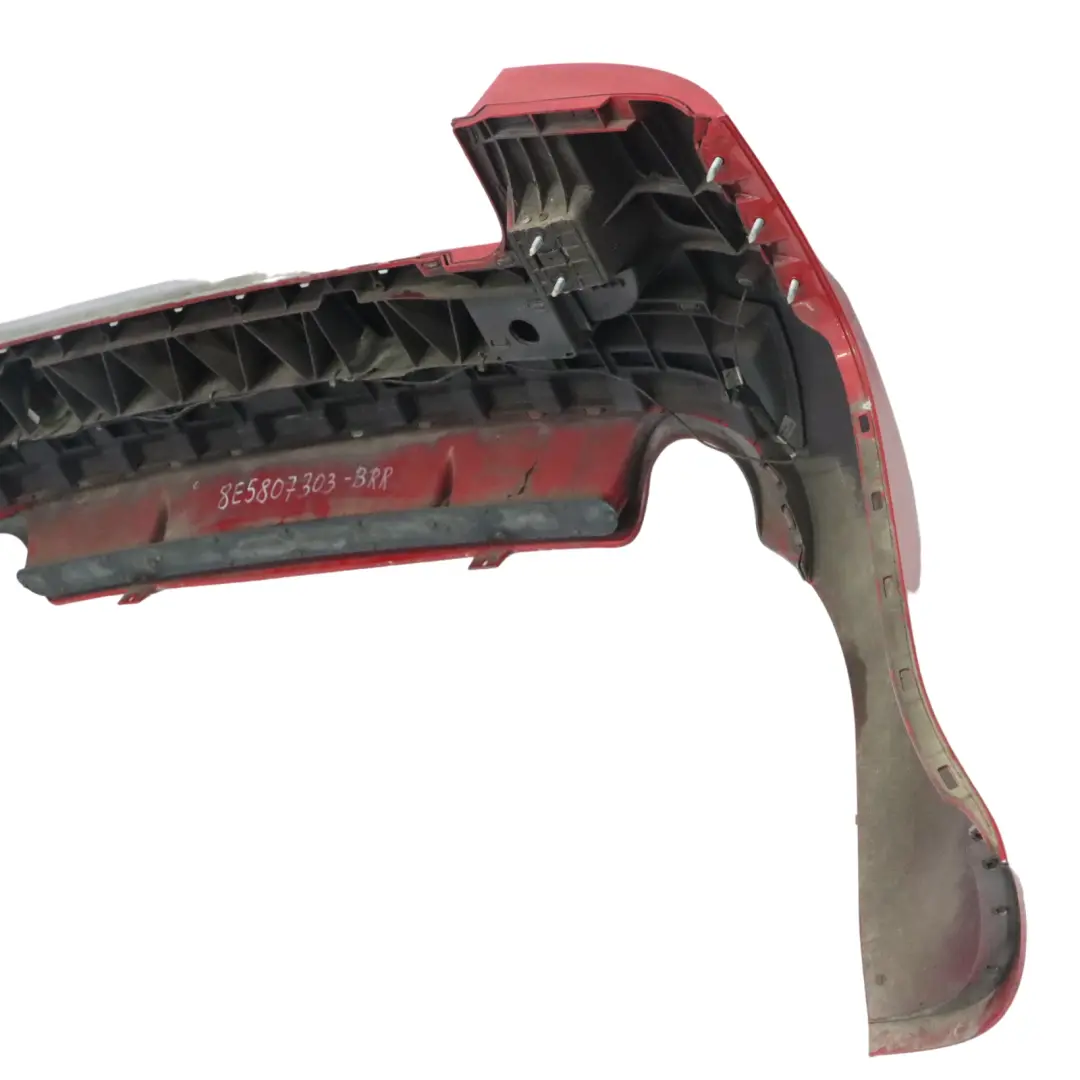 Bumper Trim Panel Cover Brilliant Red - Y3J to Audi A4 B7 Rear with Part number 8E5807303 Audi A4 B7 Rear Bumper Trim Panel Cover Brilliant Red - Y3J - SKU 8E5807303-BRR - Part number 8E5807303