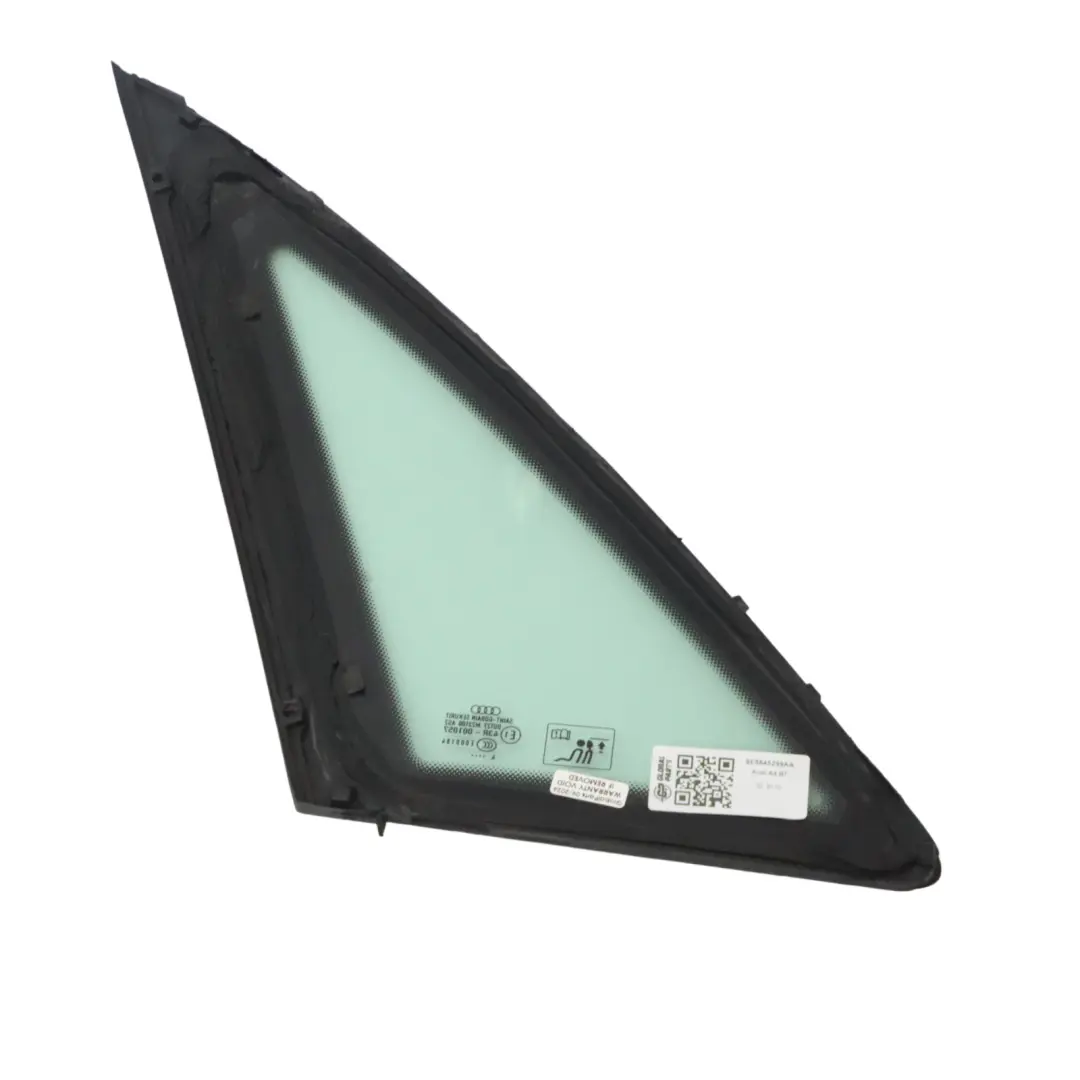 Audi A4 B7 Fenêtre de custode arrière droite AS2 8E5845299AA - SKU 8E5845300AA - Numéro de pièce 8E5845300AA
