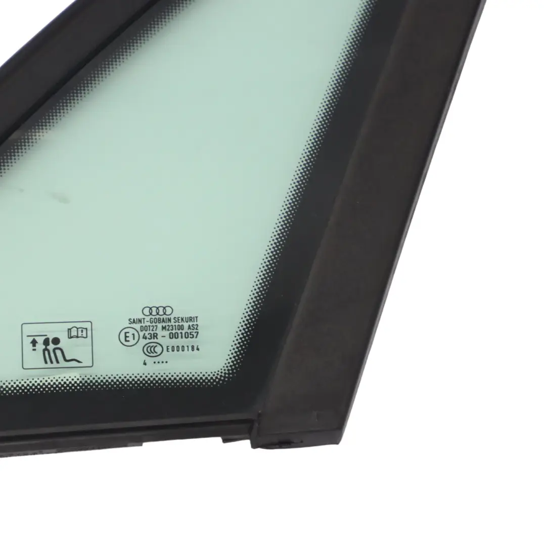 Audi A4 B7 Side Quarter Glass Window Rear Left N/S AS2 - SKU 8E5845299AA - Part number 8E5845299AA
