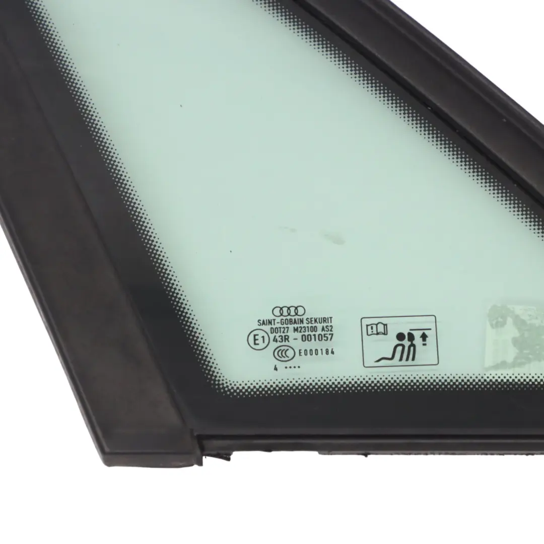 Seite Viertel Glas Fenster Hinten Rechts AS2 8E5845299AA für Audi A4 B7 mit Teilenummer 8E5845300AA Audi A4 B7 Seite Viertel Glas Fenster Hinten Rechts AS2 8E5845299AA - SKU 8E5845300AA - Teilenummer 8E5845300AA