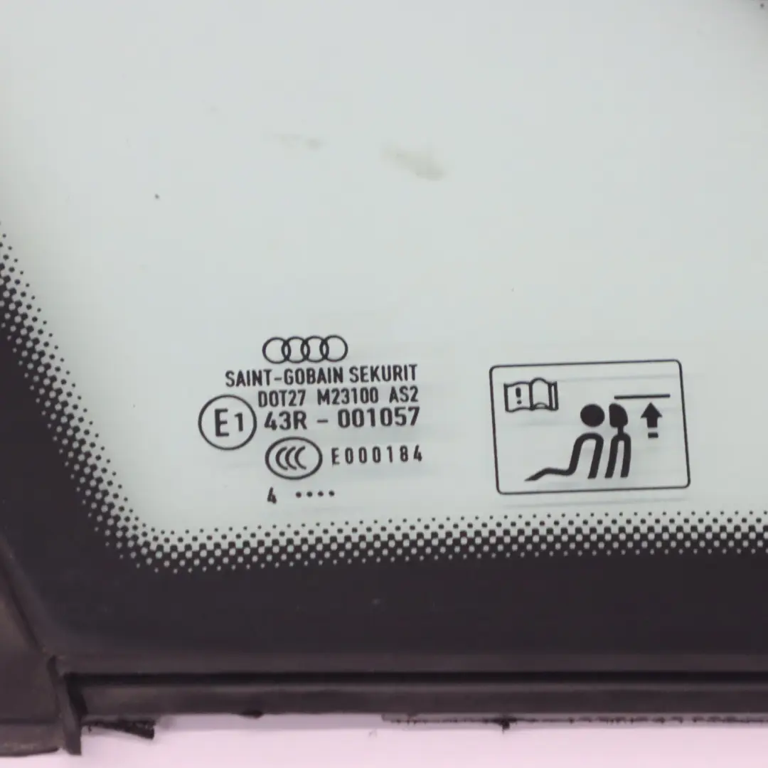 Audi A4 B7 Vetro laterale quarto posteriore destro AS2 8E5845299AA - SKU 8E5845300AA - Numero di parte 8E5845300AA